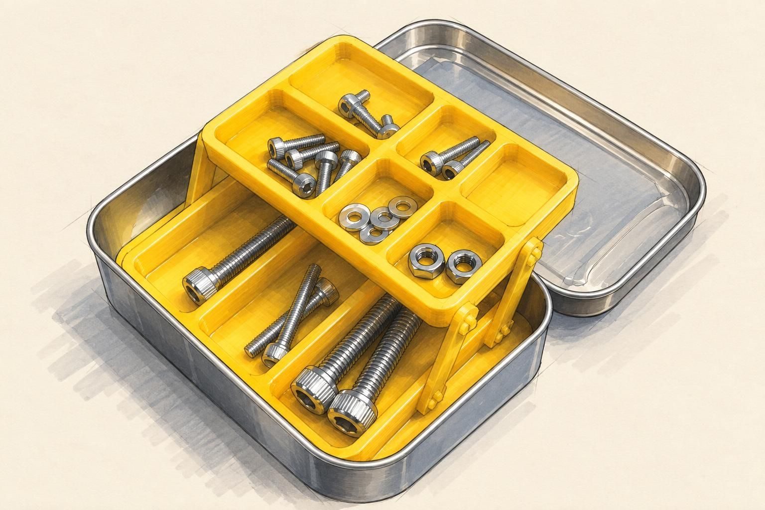 an Altoids tin toolbox.