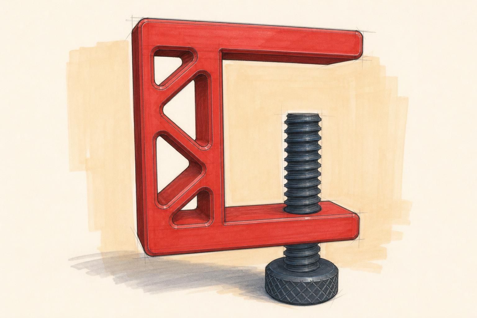 A 3D-printed wall-mounted funnel with a stepped barb outlet