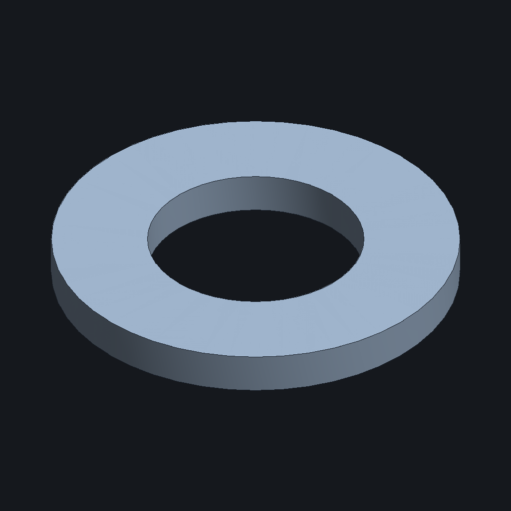 Opus 5's Washer, iso view