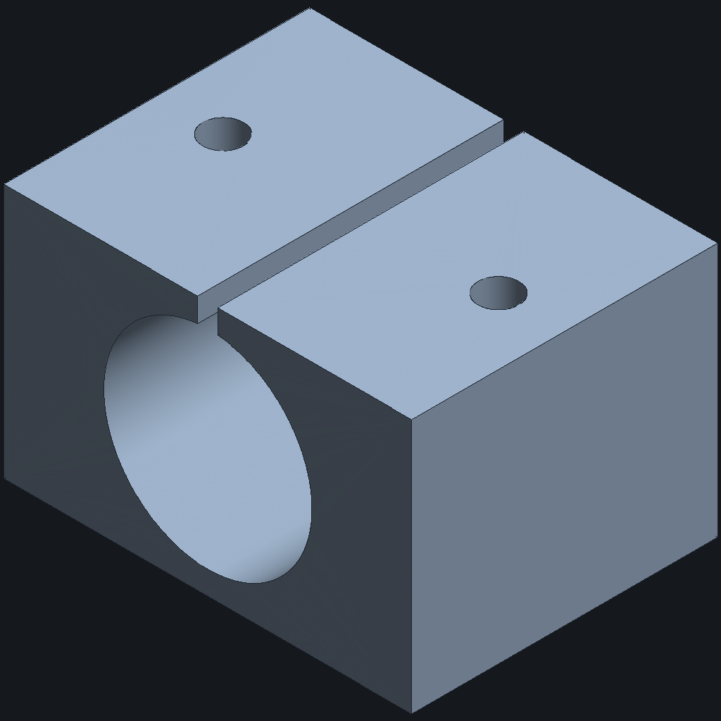 GPT-5.6 Luna's Tube clamp, iso view