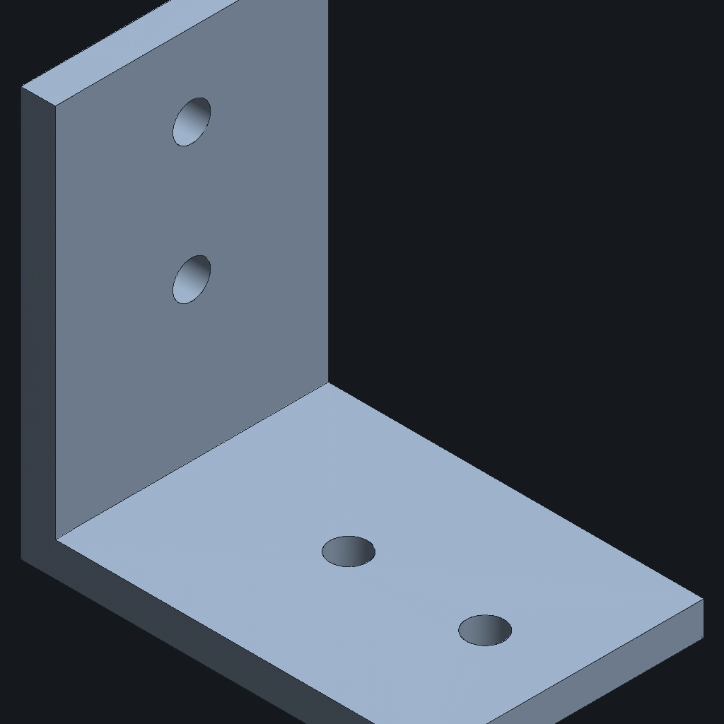 Opus 5's Configurable bracket, iso view