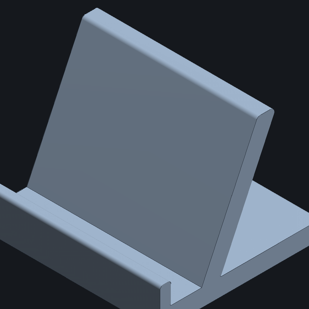 Opus 5's Tilted stand, iso view