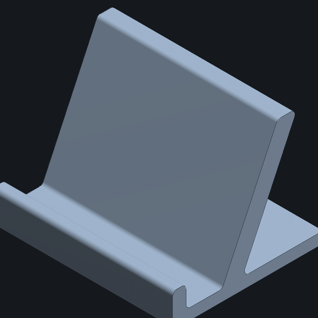Opus 5's Tilted stand, iso view