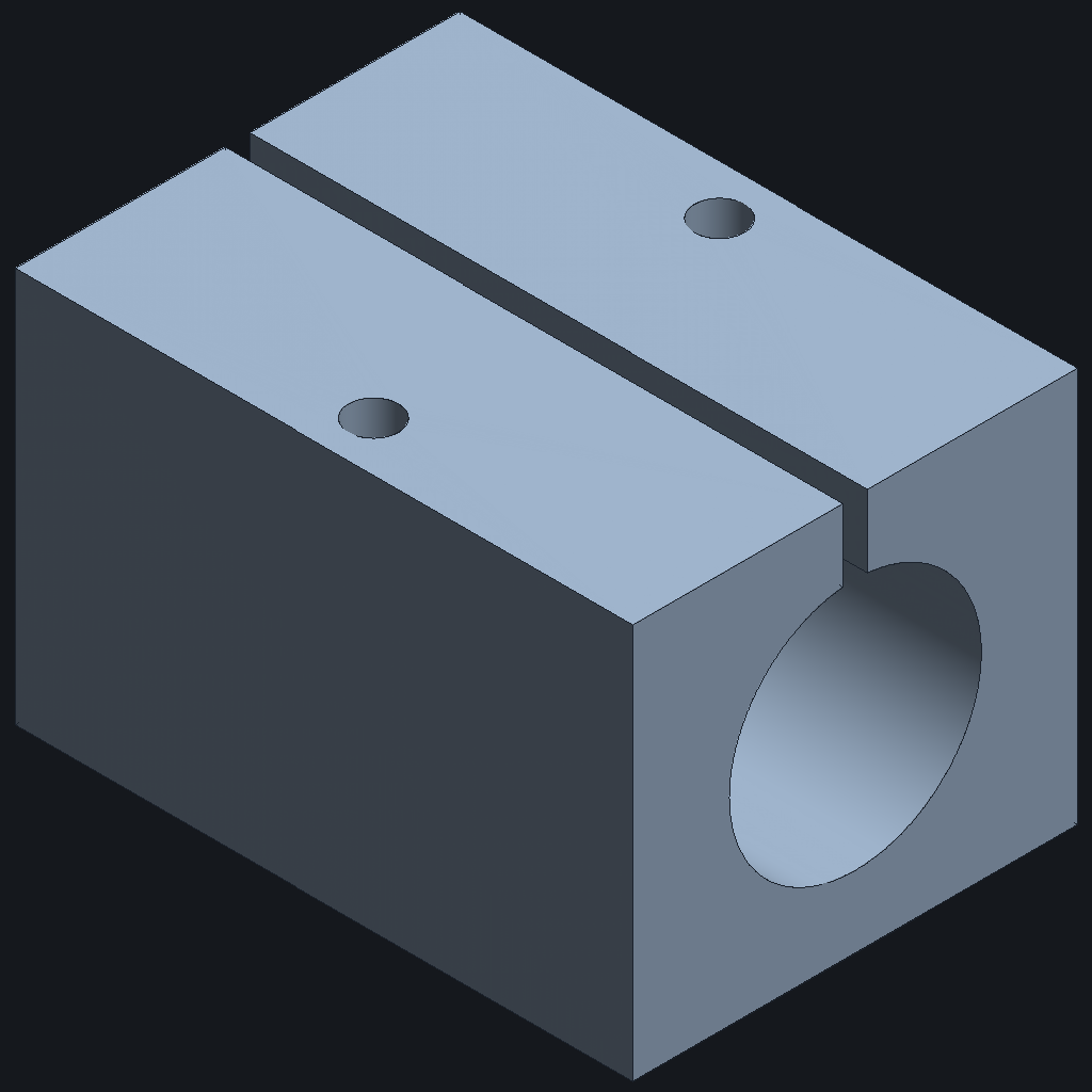 GPT-5.6 Sol's Tube clamp, iso view