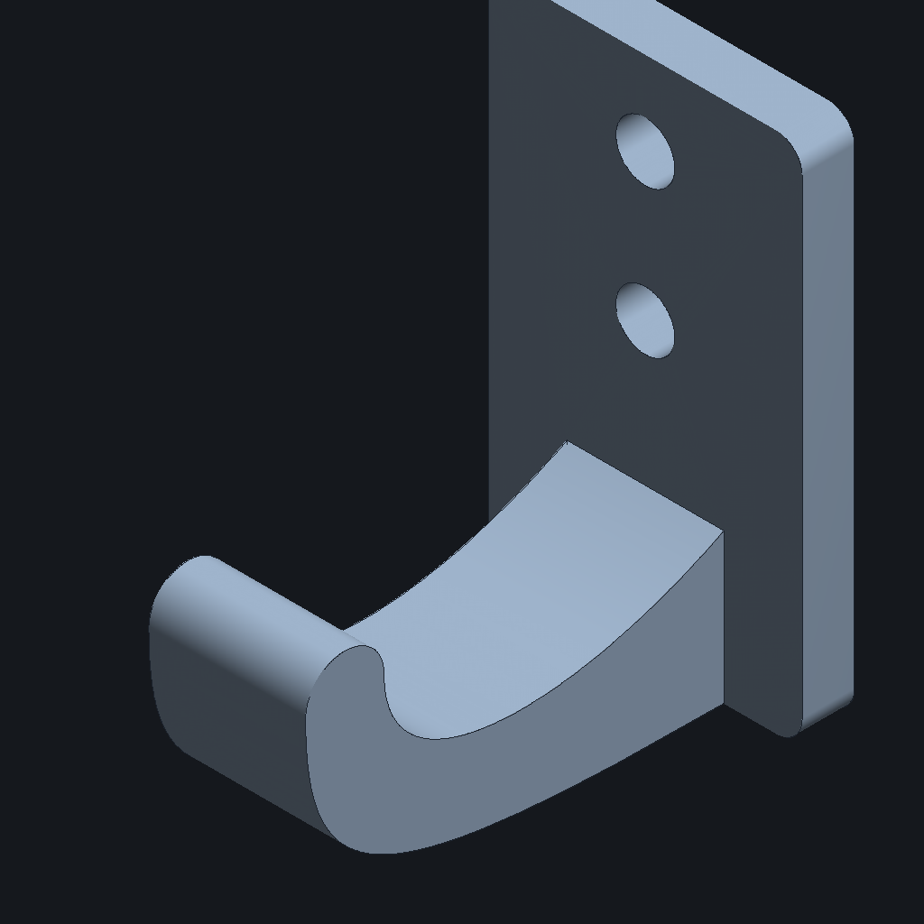 GPT-6 Astra's Wall hook, iso view