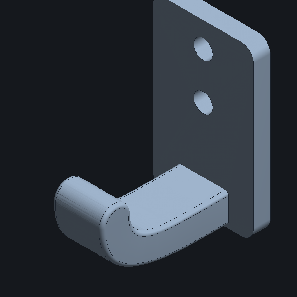 GPT-6 Astra's Wall hook, iso view