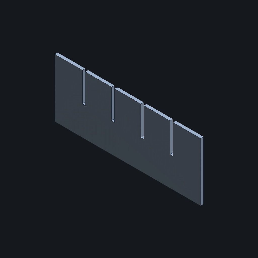 Kimi K3 Fast's Drawer divider, iso view