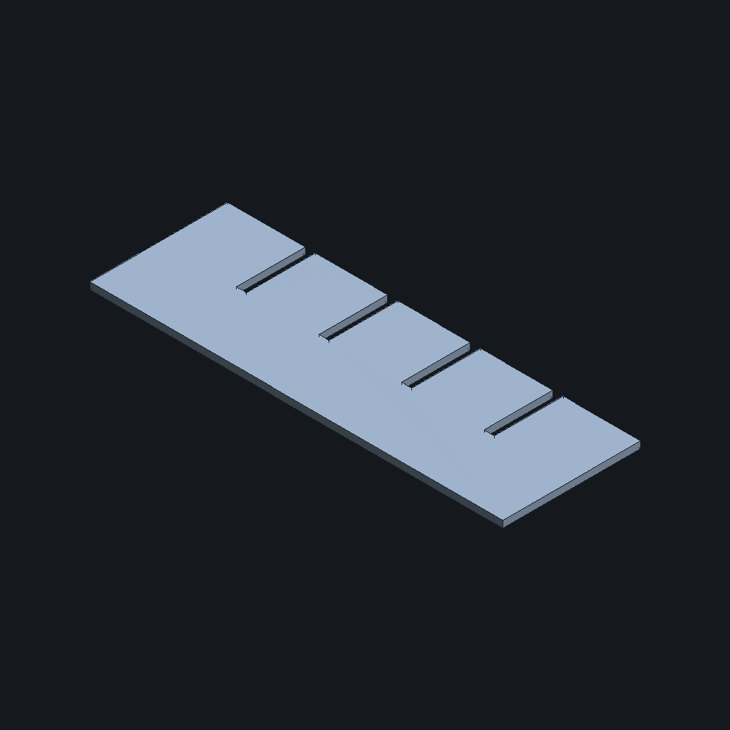 Kimi K3 Fast's Drawer divider, iso view