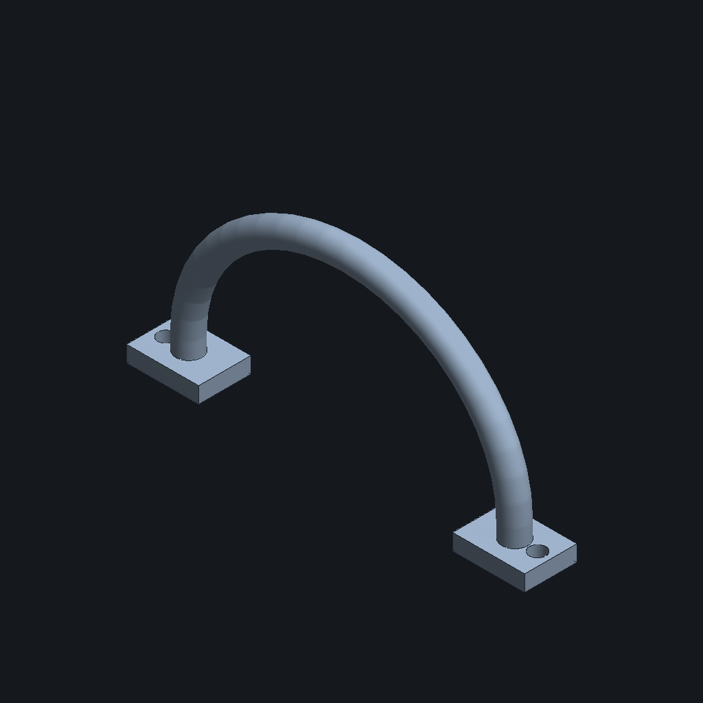 GPT-6 Luna's Mesh rebuild blender handle, iso view
