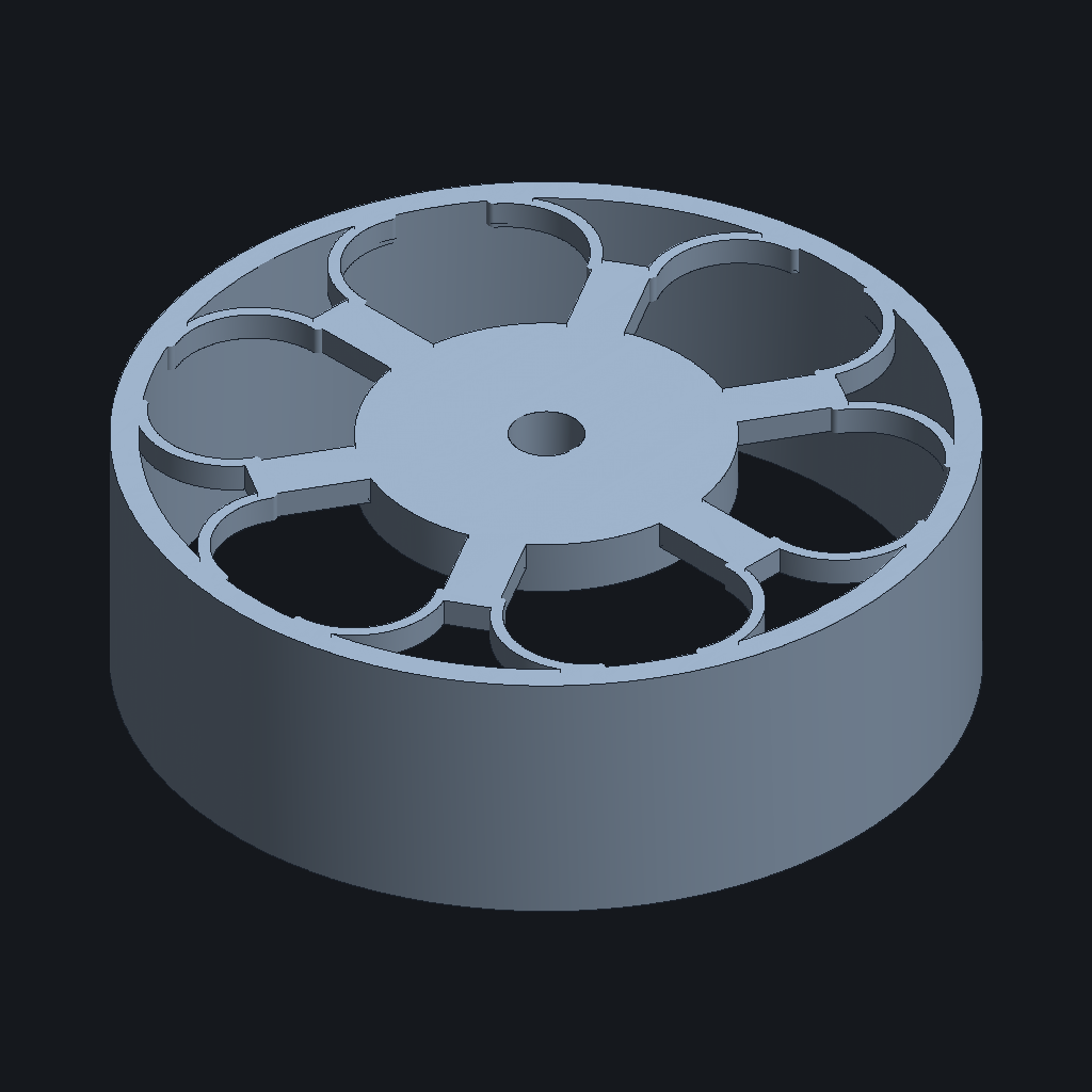 DeepSeek V4.1 Flash's Photo motor bell, iso view