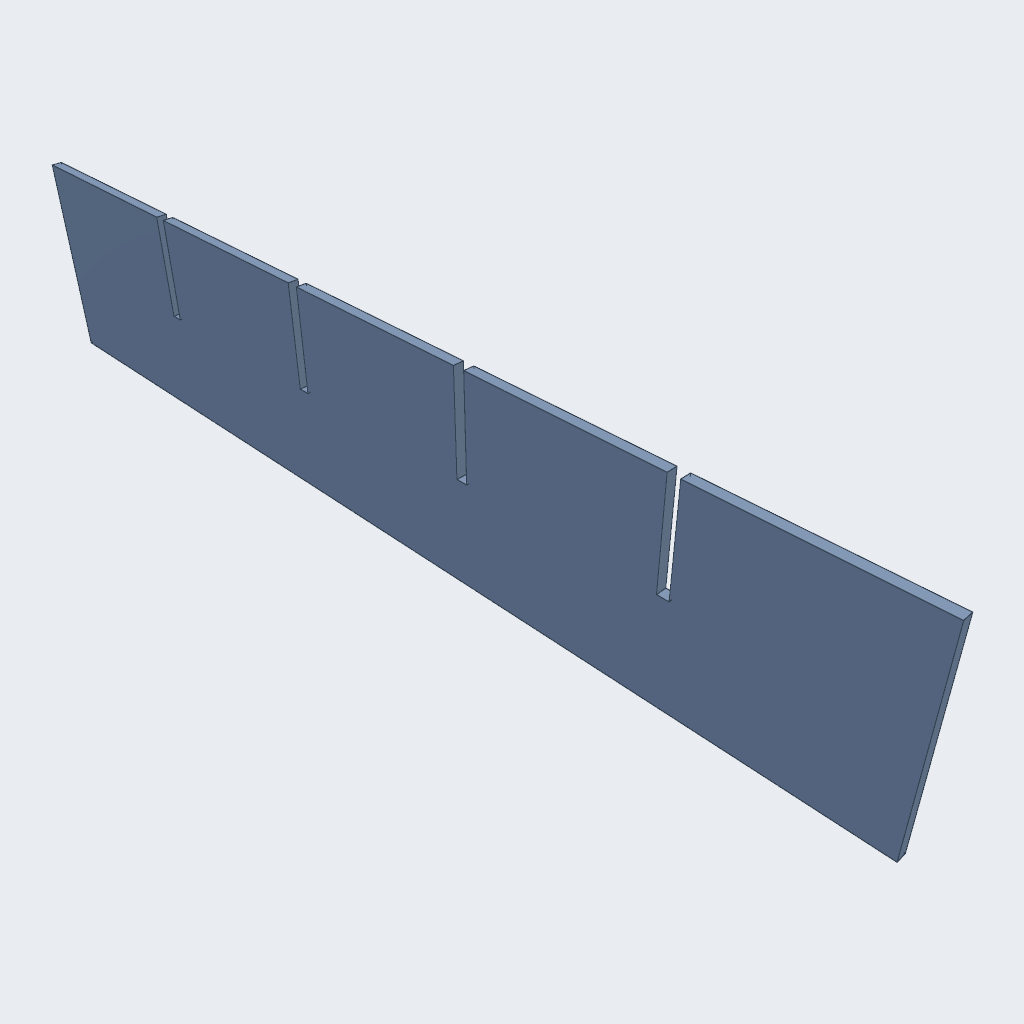 Gemini 4 Argon's Drawer divider, iso view
