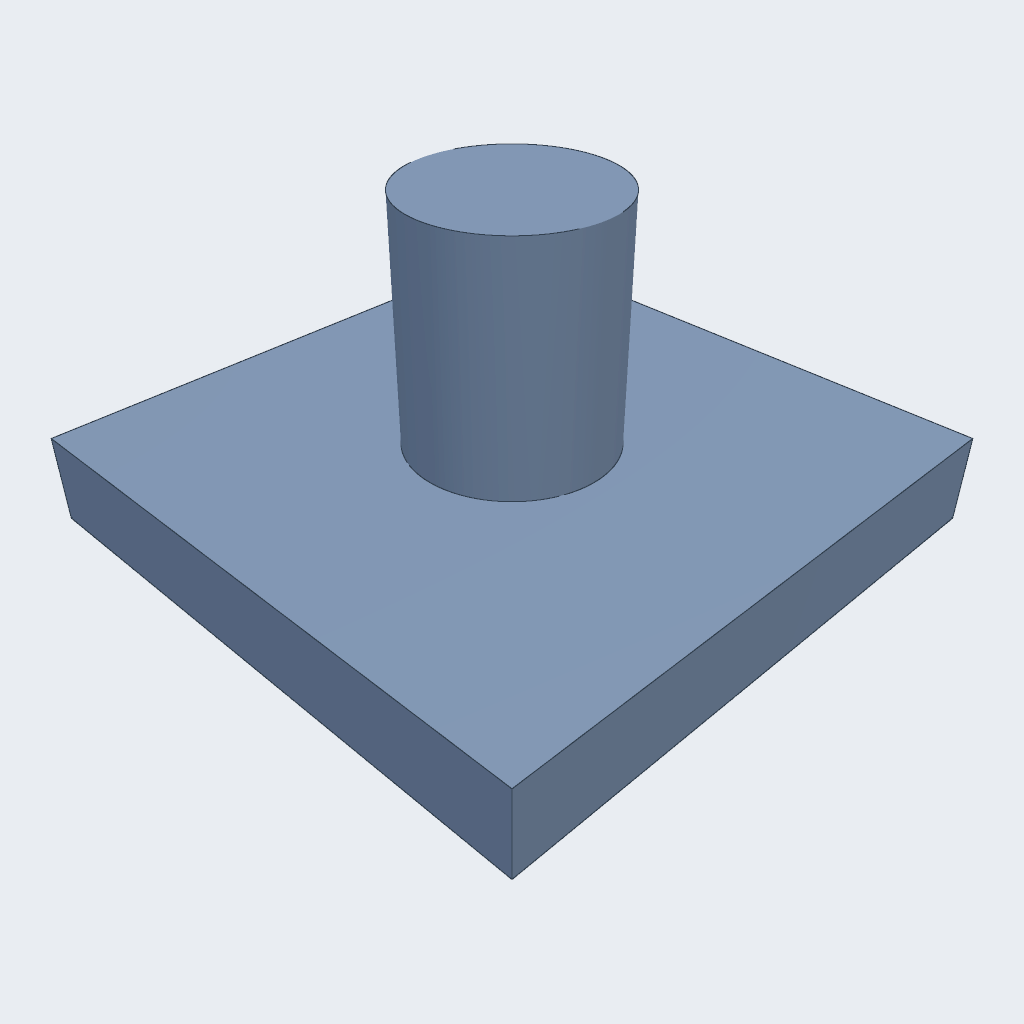 Gemini 4 Argon's Extrusion 2020 end cap, iso view