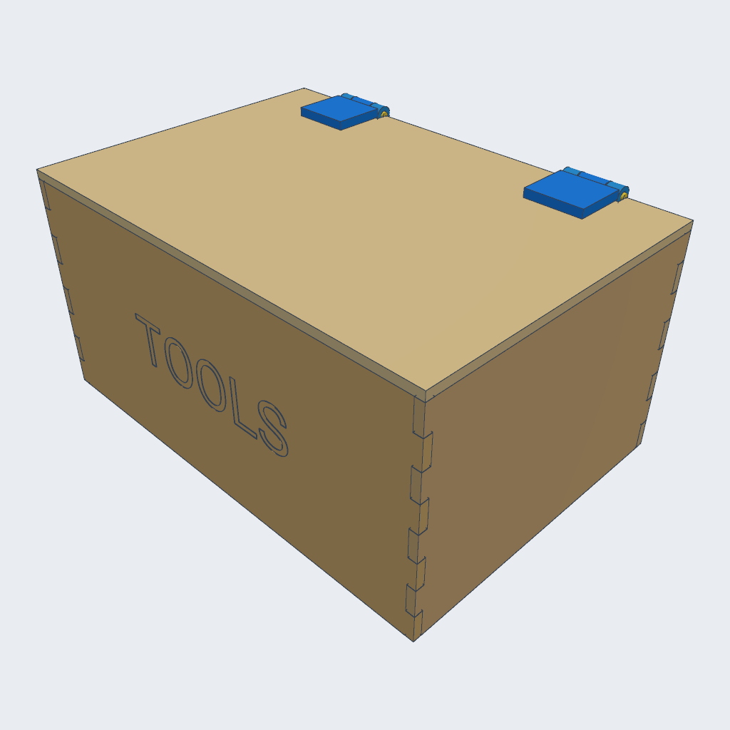 GPT-6 Sol's Laser box printed hinges, iso view