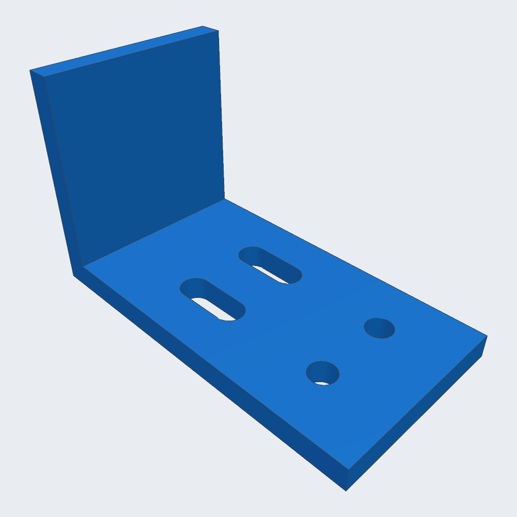 GPT-6.1 Sol's Mesh rebuild freecad bracket, iso view