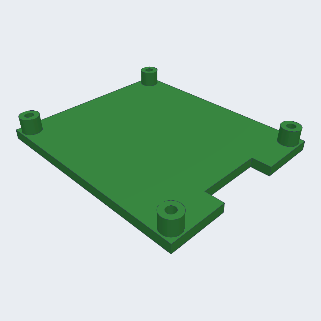 Haiku 5.5's Rpi4 tray, iso view