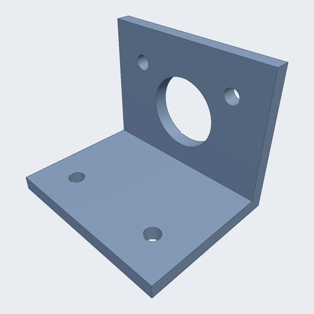 Haiku 5.5's Bracket second mount, iso view